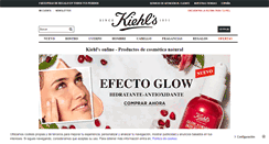 Desktop Screenshot of kiehls.es