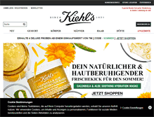 Tablet Screenshot of kiehls.at