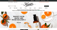 Desktop Screenshot of kiehls.com