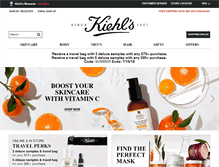 Tablet Screenshot of kiehls.com