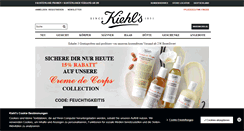 Desktop Screenshot of kiehls.de