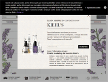 Tablet Screenshot of kiehls.it